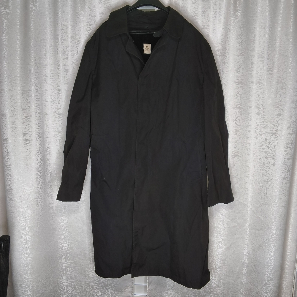 vintage U.S. Navy All-Weather, Man's, with Removable Liner.Size 44L